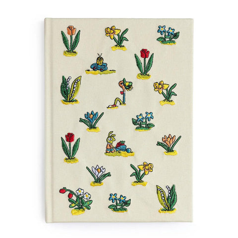 Lowly Floral Embroidered Journal