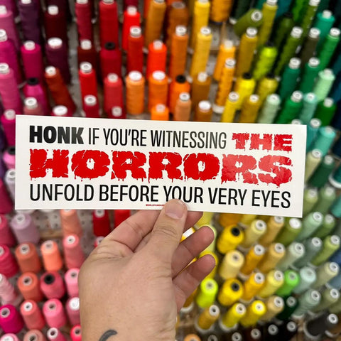 The Horrors Bumper Sticker