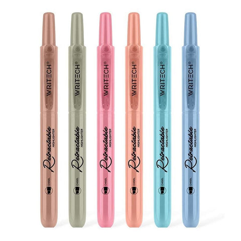 Retractable Highlighter Set, Vintage