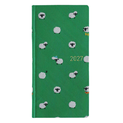 Hobonichi Techo Weeks Mega 2027 Planner, Bow + Tie: Sheep Sheep Sheep