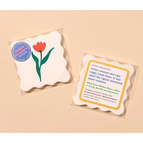 Printemps Tulip Coasters Set