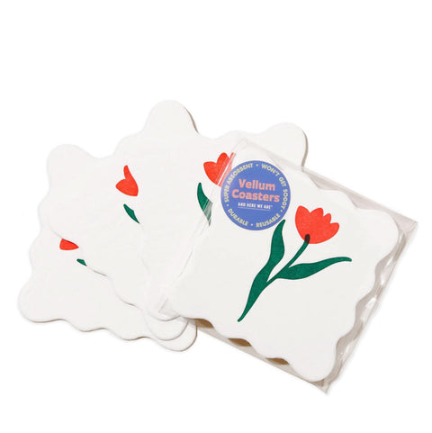 Printemps Tulip Coasters Set
