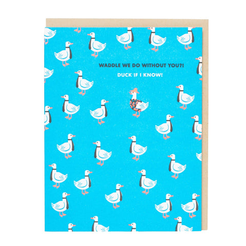 Duck If I Know Retirement Card