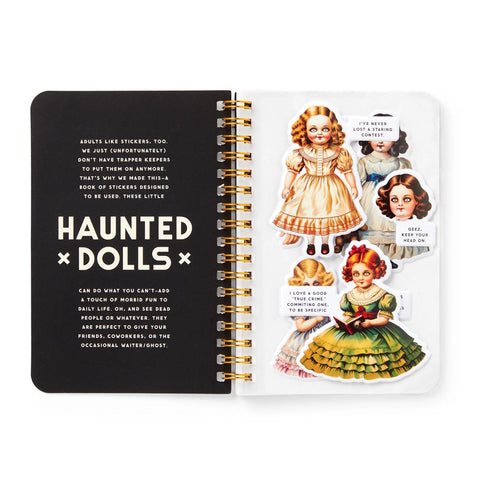 Haunted Dolls Sticker Book