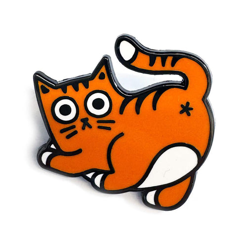 Cat Butt Enamel Pin