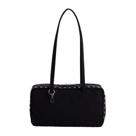 Nylon Bowler Bag: Studs