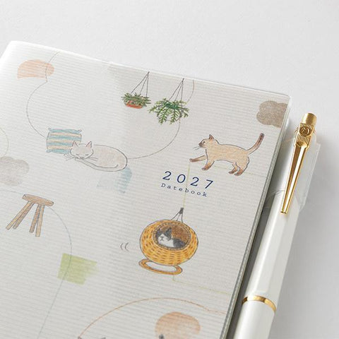 2027 A6 Pocket Diary, Cat
