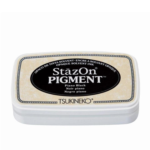 StazOn Pigment Ink Pad, Piano Black