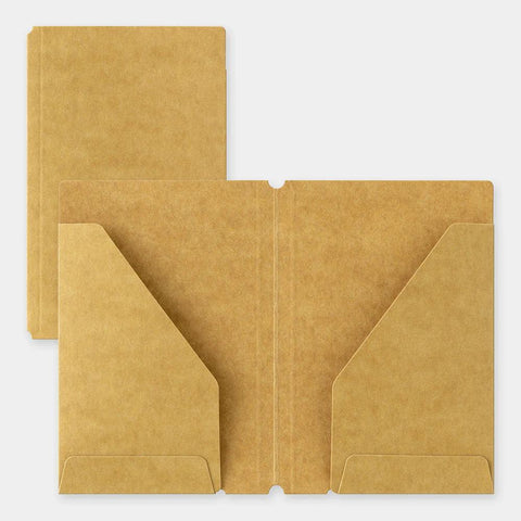 TRAVELER'S 20th Anniversary Card Size Notebook, Brown
