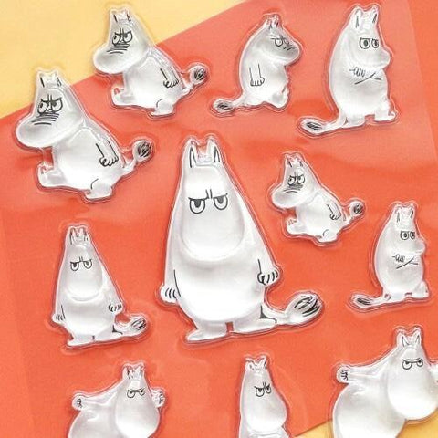 Angry Moomin 3D Sticker Sheet