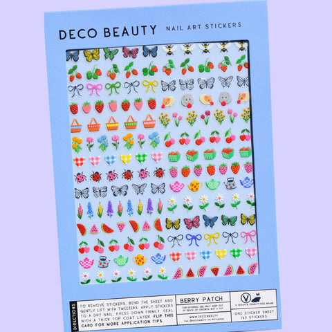 Berry Patch Nail Art Stickers