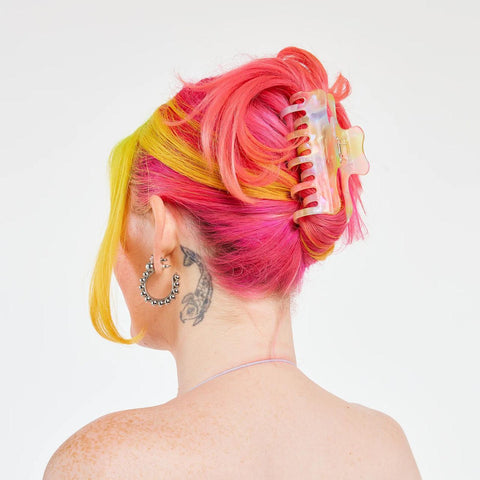 Large Jojo Hair Claw, Sherbet Jelly