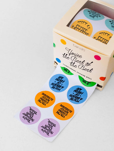 Compliments Sticker Roll
