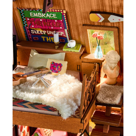 A-Frame Cabin DIY Miniature Kit