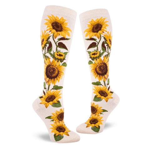 Sunflower Knee High Socks