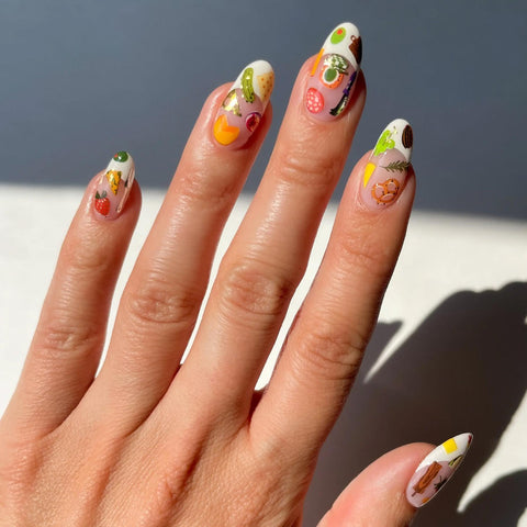 Charcuterie Nail Art Stickers