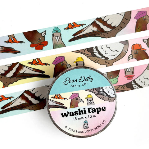 Pigeons Washi Tape