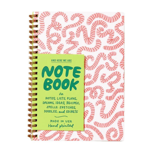 Worms A5 Spiral Notebook