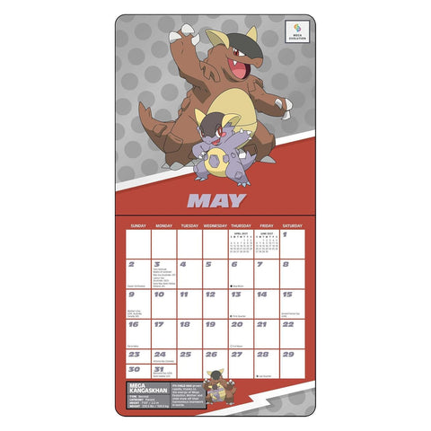 Pokémon 2027 Mini Wall Calendar