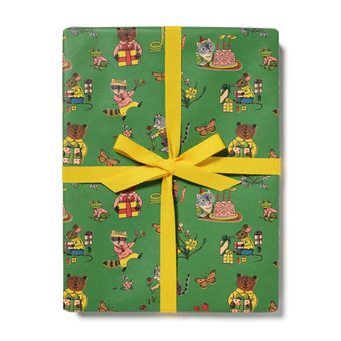 Critter Wishes Wrapping Paper