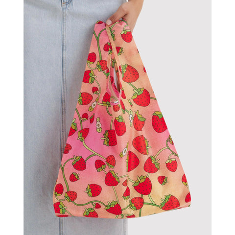 Standard Reusable Tote: Strawberry Blossom