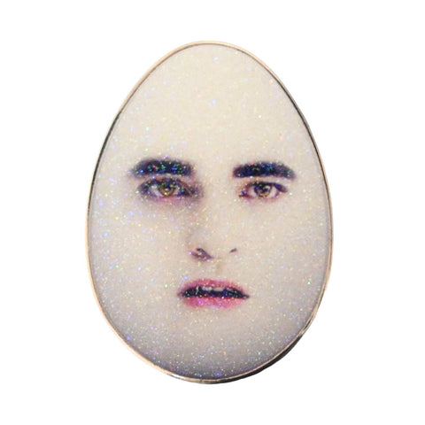 Eggward Enamel Pin