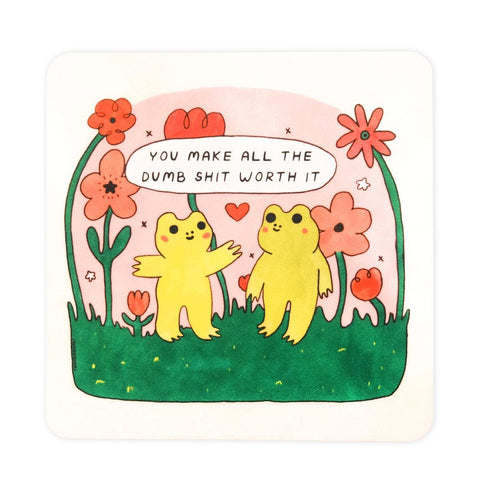 Frog Friends Sticker