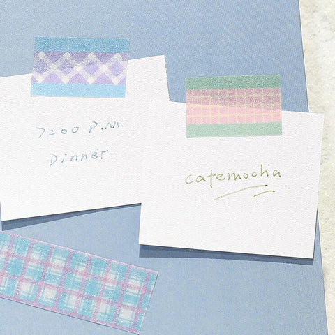 Strawberry Soda Check Washi Tape