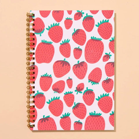 Strawberry A5 Spiral Notebook