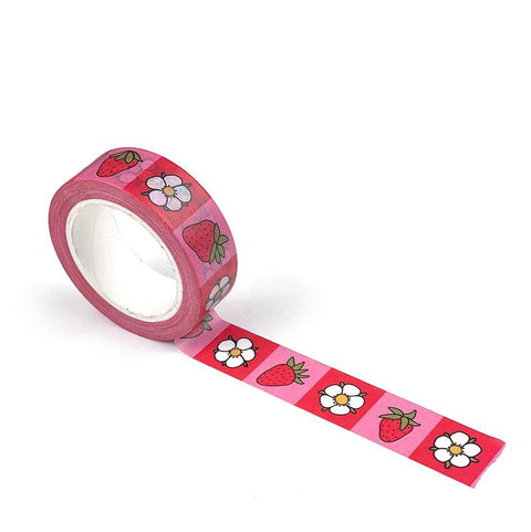 Strawberry + Flowers Washi Tape