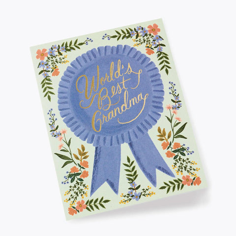 World's Best Grandma Card