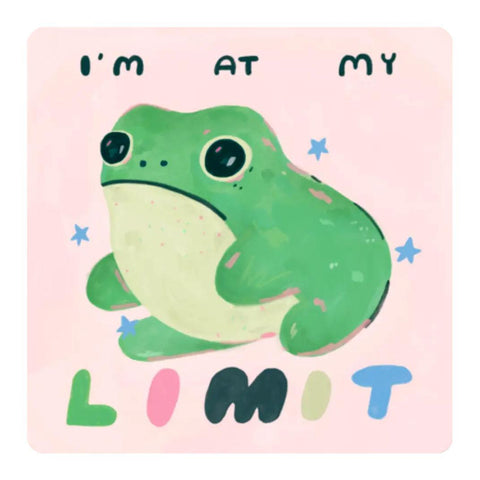 At My Limit Sticker