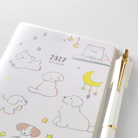 2027 B6 Slim Pocket Diary, Dog