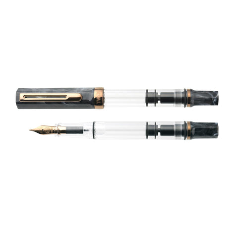 TWSBI Eco Fountain Pen, Black Marble