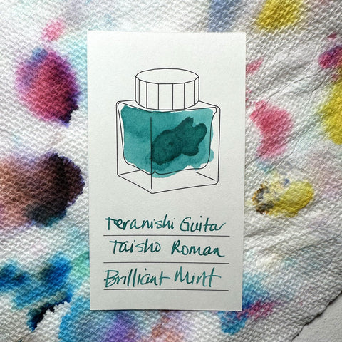 Teranishi Guitar Taisho Roman Haikara Ink, Brilliant Mint