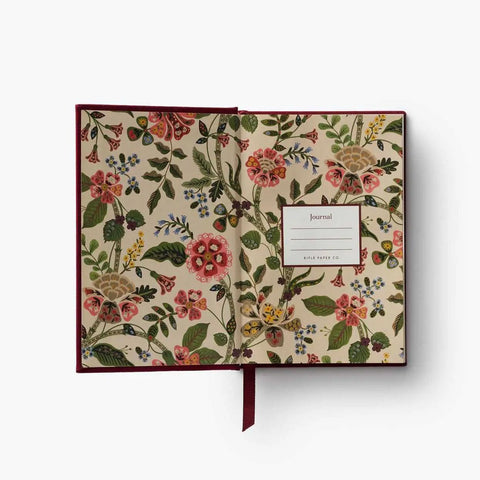 Gracie Embroidered Mini Journal