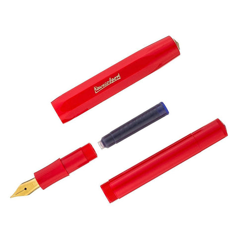 Classic Sport Fountain Pen, Red