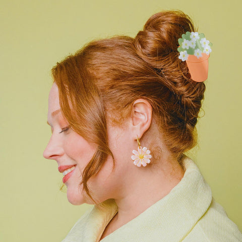Flower Pot Hair Claw