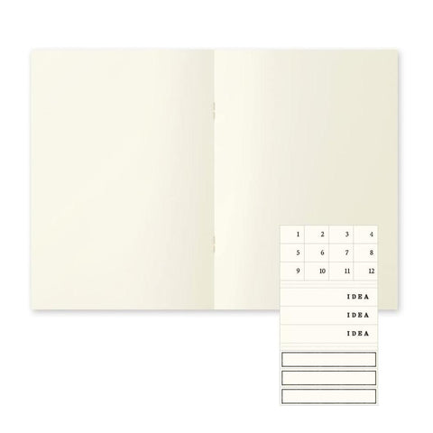 MD Light A5 Blank Notebooks, Pack of 3