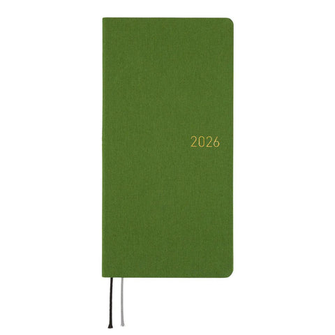 Antique Green Hobonichi Techo Weeks 2026 Planner