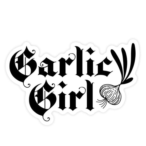 Garlic Girl Sticker