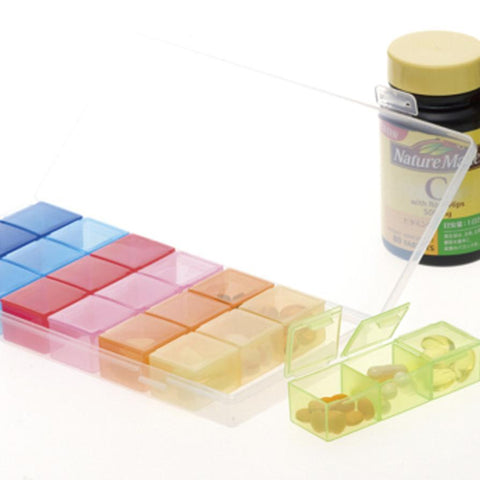 Rainbow Pill Case Organizer