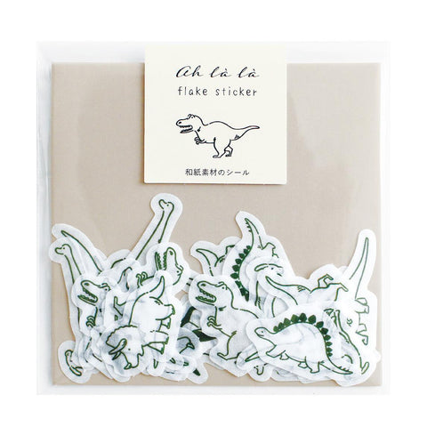 Ah là là Flake Stickers, Dinosaurs