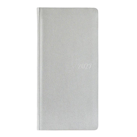 Hobonichi Techo 2027 Weeks Leather: Noble Silver