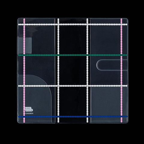 Clear Cover for Hobonichi Weeks, Yoshie Watanabe: Dotted Plaid