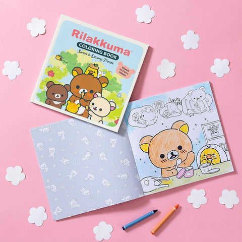 Rilakkuma Coloring Book: Sweet + Savory Treats