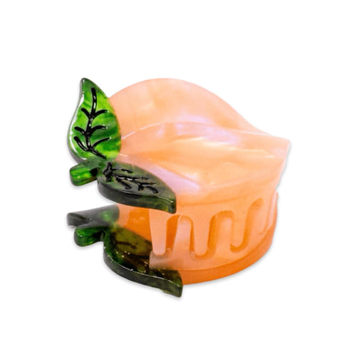 Mini Peach Hair Claw