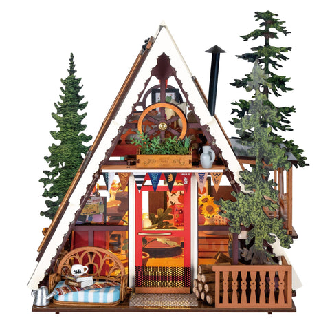 A-Frame Cabin DIY Miniature Kit