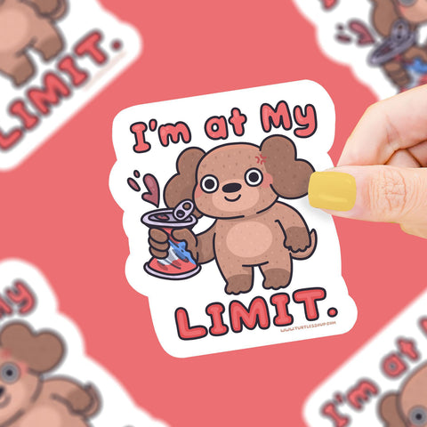 At My Limit Sticker