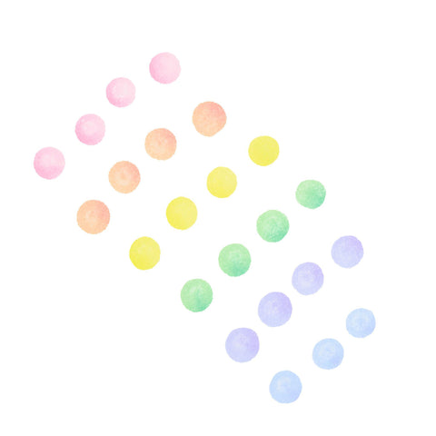 Zig Clean Color Dot Markers - Mild Colors, Set of 6